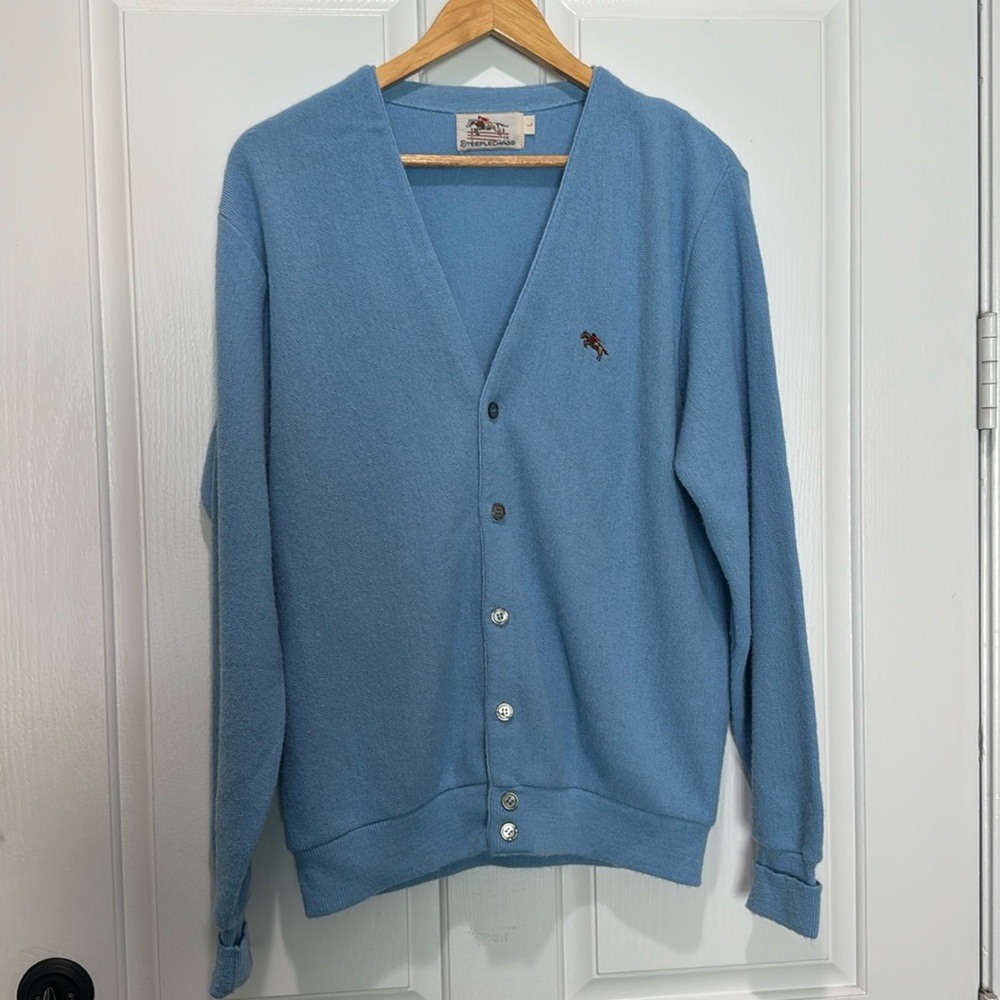 STEEPLECHASE blue cardigan in fantastic condition